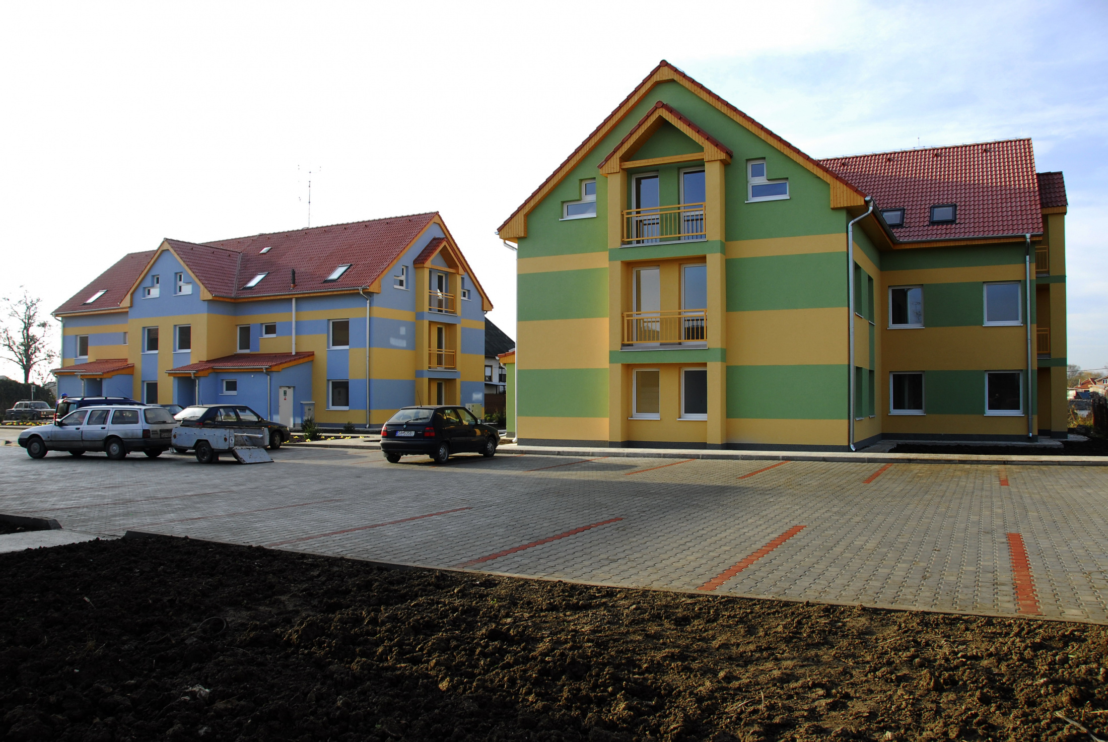 Výstavba bytových domov v Tešedíkove